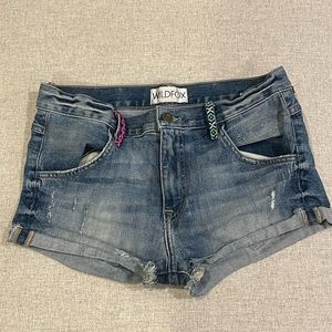Wildfox Michelle Slouchy BF shorts